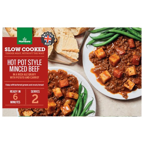 Morrisons Slow Cooked Beef Mince Hot Pot 400g