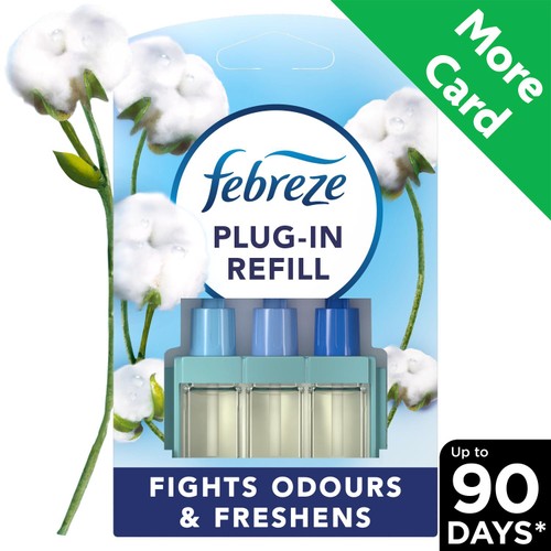 Febreze 3Volution Air Freshener Cotton Fresh Plug In Refill