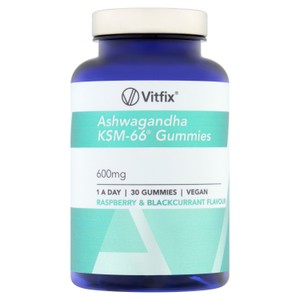 Vitfix Ashwagandha Gummies Raspberry & Blackcurrant 30 pack