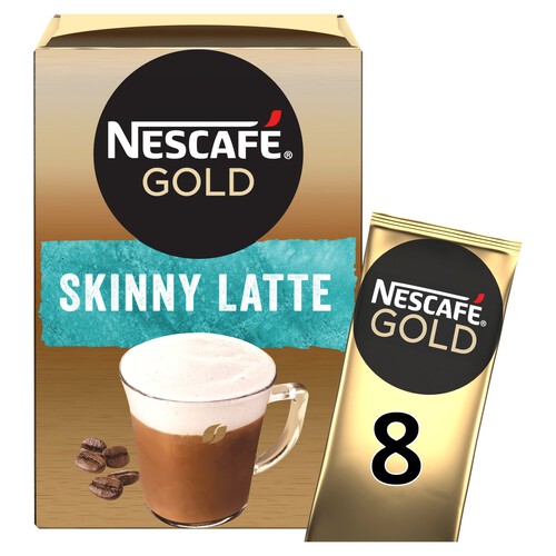 Nescafe Gold Skinny Latte Instant Coffee 8 x Sachets