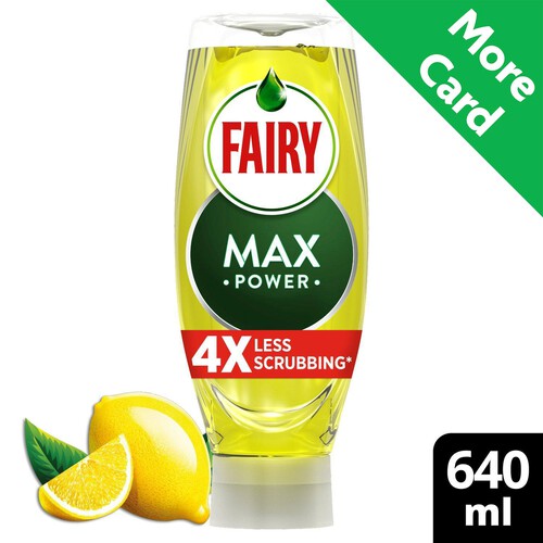 Fairy Max Power Hand Dishwashing Lemon 