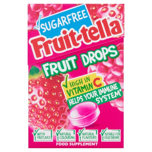 Fruittella Sugar Free Fruit Drops Redberry Mix