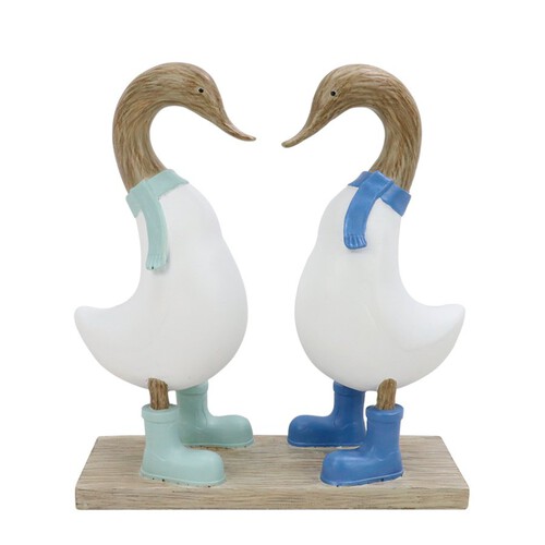 Nutmeg Home Wooden Ducks In Love 