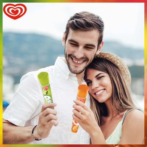 Calippo Mini Orange & Lime Ice Lollies