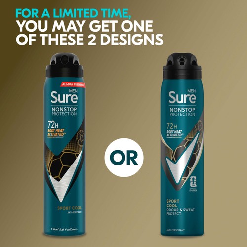 Sure Sport Cool Anti Perspirant Nonstop Deodorant Sport 250ml