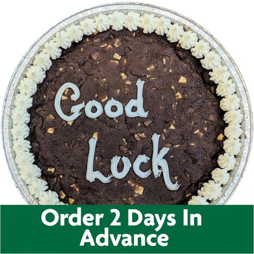 Giant 10" Chocolate Cookie Good Luck (Serves 10)   FTO