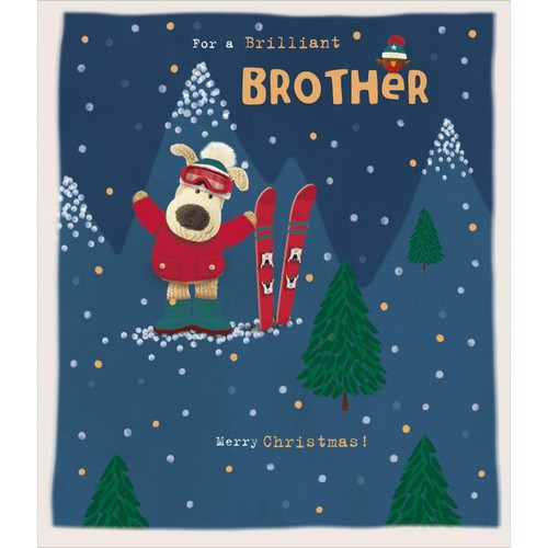 For A Brilliant Brother Boofle Christmas Card