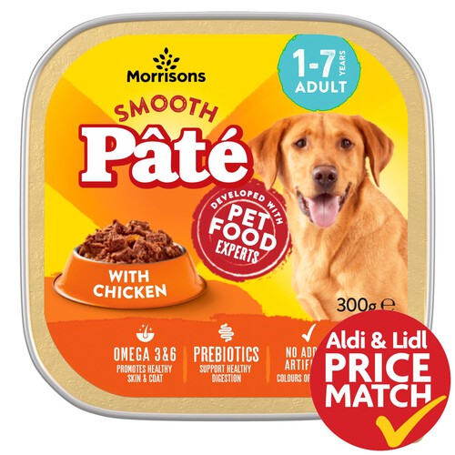 Morrisons Dog Food Chicken Pate