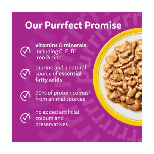 Whiskas Senior 7+ Poultry Feasts Wet Cat Food Pouches in Gravy 12 x 85g