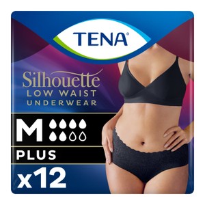 TENA Silhouette Incontinence Pants White Medium 12 Pack
