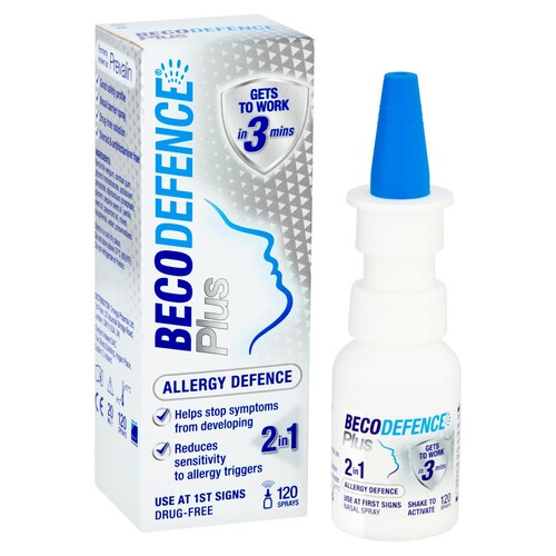 Becodefence Plus Allergy Defence Nasal Spray - Non-drowsy - 120 sprays