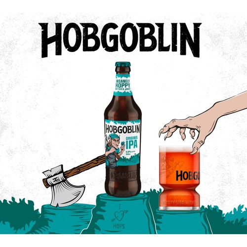 Hobgoblin IPA Ale Beer Bottle