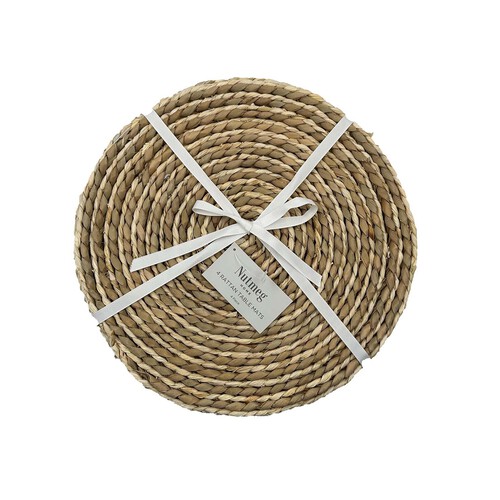 Nutmeg Home Rattan Table Mats