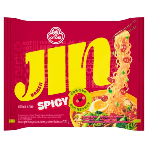 Ottogi jin ramen spicy noodles