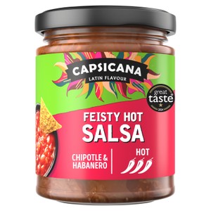 Capsicana Mexican Chipotle & Habanero Hot Salsa 285g