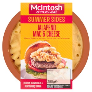 Mcintosh Of Strathmore Summer Sides Jalapeno Mac 'N' Cheese 250G