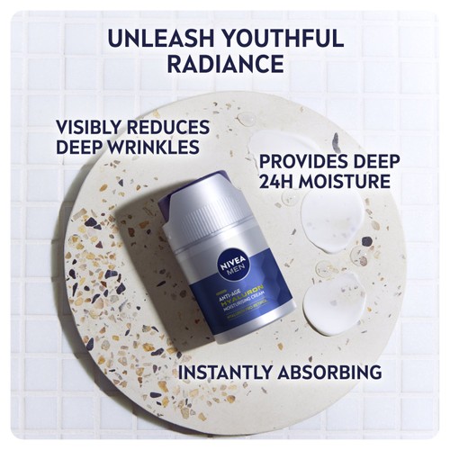 NIVEA MEN Hyaluron Anti-Age Moisturiser SPF15 