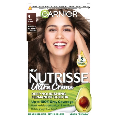 Garnier Nutrisse Dark Brown 4 Permanent Hair Dye