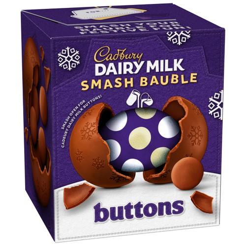 Cadbury Dairy Milk Buttons Smash Bauble 90g
