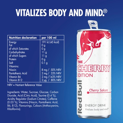 Red Bull Cherry Edition 4X250 ML