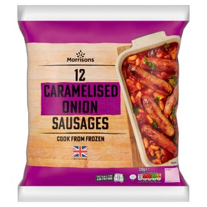 Morrisons Caramelised Onion Pork Sausages 720g