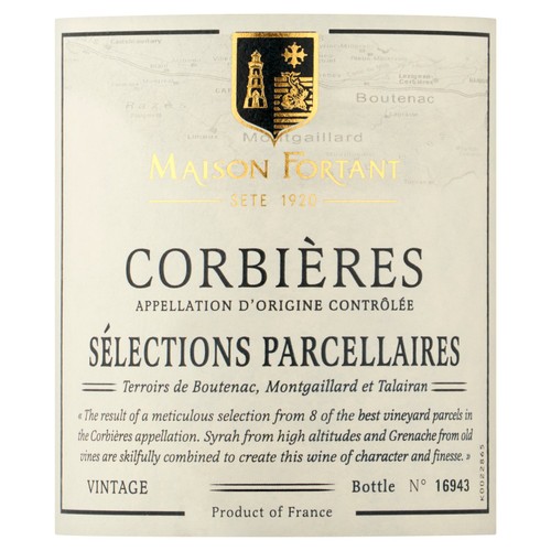 Maison Fortant Selections Parcellaires Corbieres 