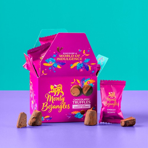 Monty Bojangles Chocolatey Truffle Gift Box 135g