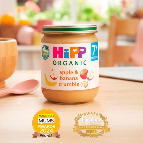 Hipp Organic Apple And Banana Crumble 160g