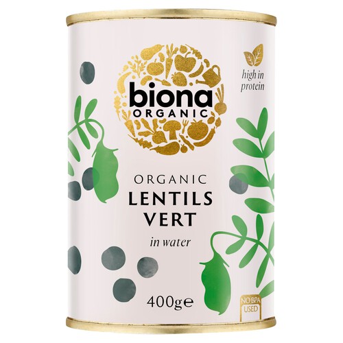 Biona Organic Lentils Vert (400g)