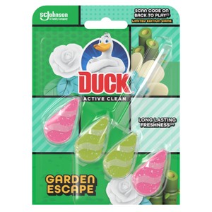 Duck Active Clean Rim Block Toilet Cleaner Duo Marine Twin Pack