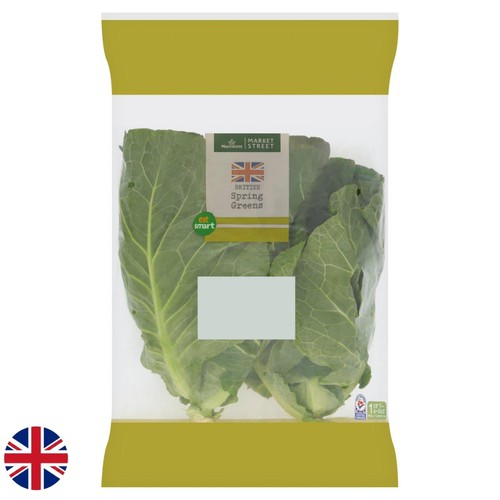 Morrisons British Spring Greens 500g
