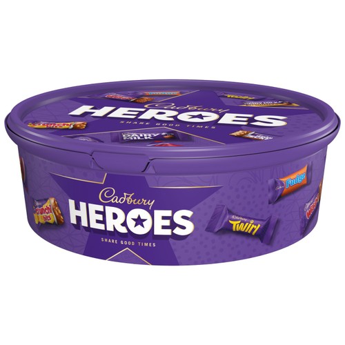 Cadbury Heroes Chocolate Assortment Tub 475g