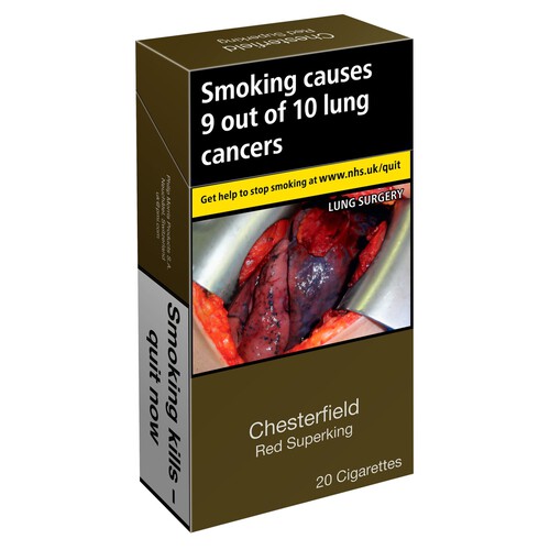 Chesterfield Red Superking Cigarettes