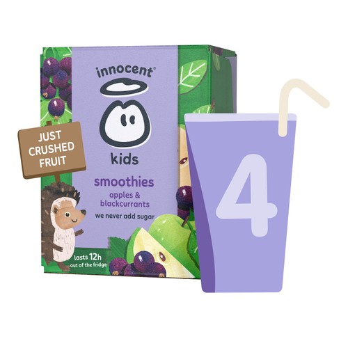 Innocent Kids Smoothies Apples & Blackcurrants 