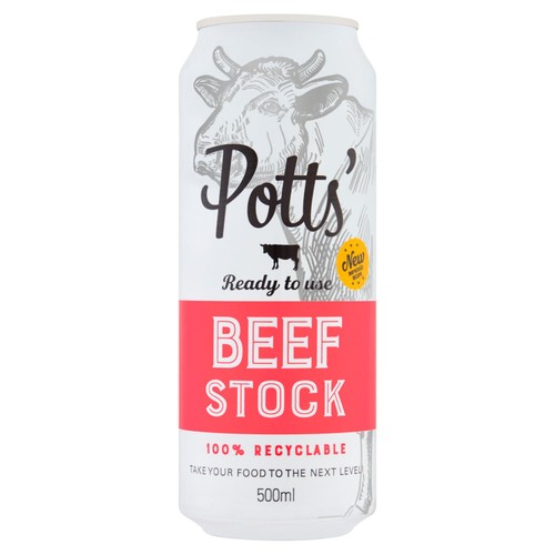 Potts' Beef Stock Can 