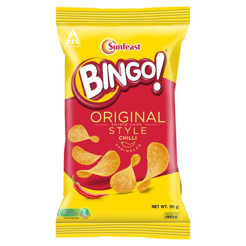 Sunfeast Bingo Chilli Potato Chips 90G