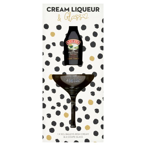 Cream Liqueur And Coupe Glass Gift Set