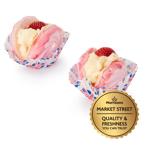 Market Street Strawberry & Cream Meringues