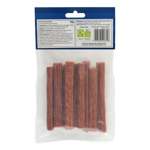 Morrisons Duck and Orange Dog Rolls 