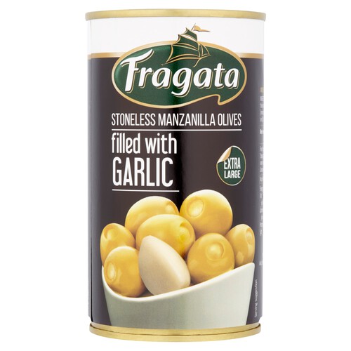 Fragata Olives Stuffed With Garlic (350g)