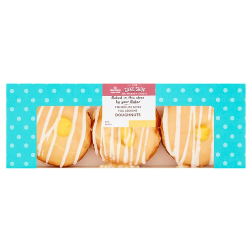 Morrisons Life Gives Lemons Doughnuts