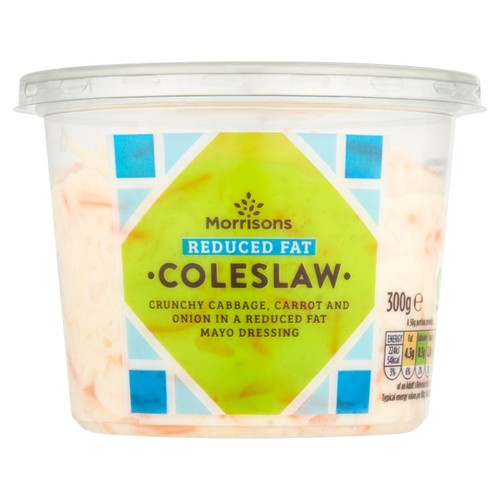 Morrisons reduced fat coleslaw
