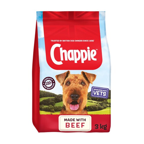 Chappie Complete Beef Adult Dry Dog Food 