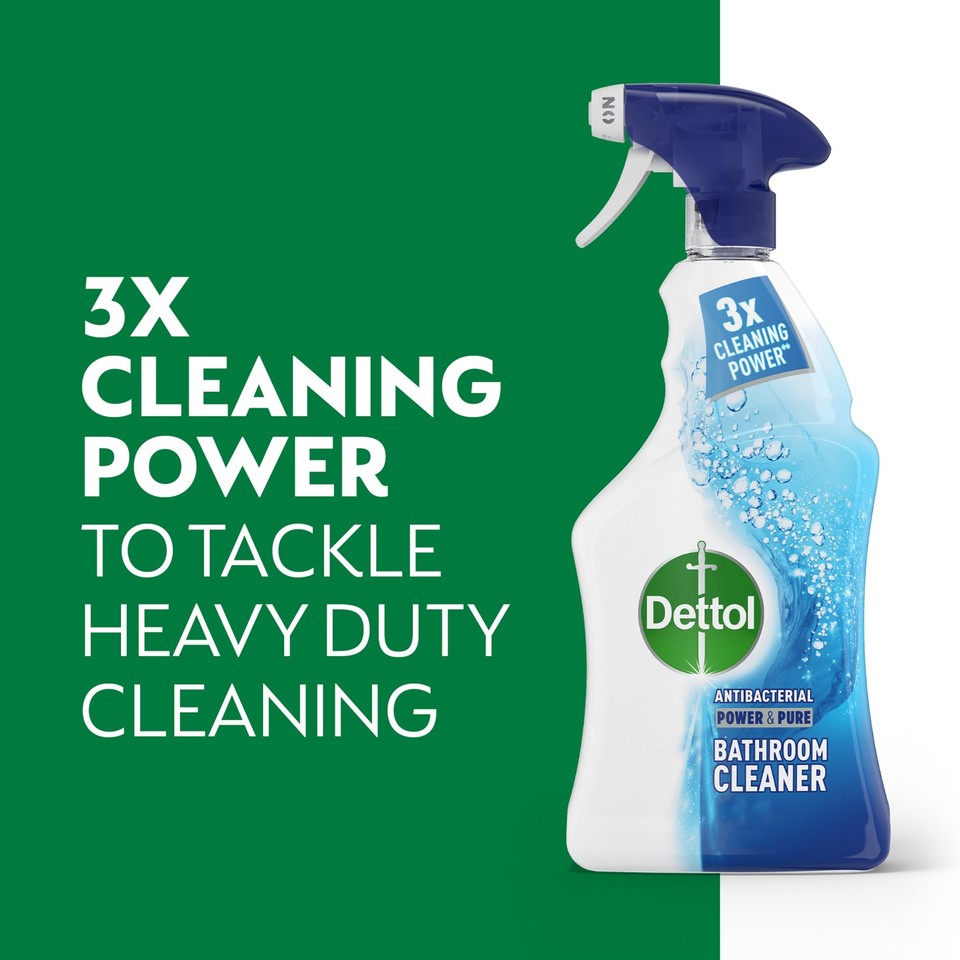 Dettol Power & Pure Bathroom Multi Surface Spray - Morrisons Online ...