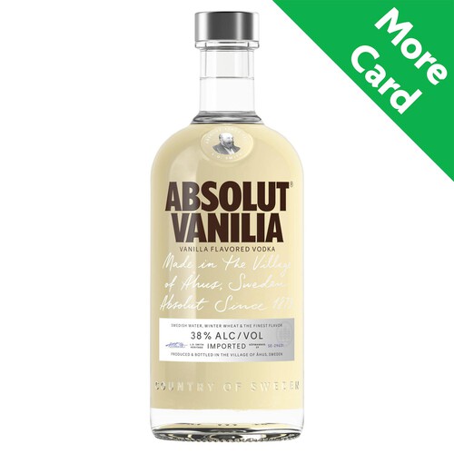 Absolut Vanilia Vanilla Flavoured Swedish Vodka