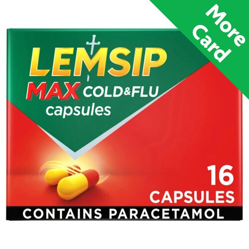 Lemsip Max Cold & Flu Capsules