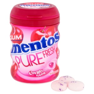 Mentos Pure Fresh Gum - Cherry Flavour 68g