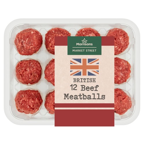 Morrisons 12 Beef Meatballs