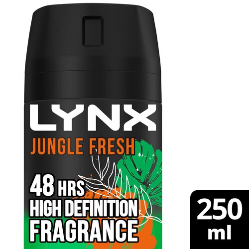 Lynx Deodorant Bodyspray Aerosol Jungle Fresh