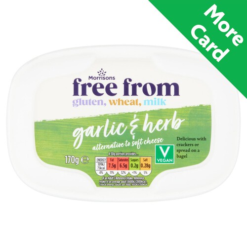 Morrisons Free From Garlic & Herb Soft Cheese 